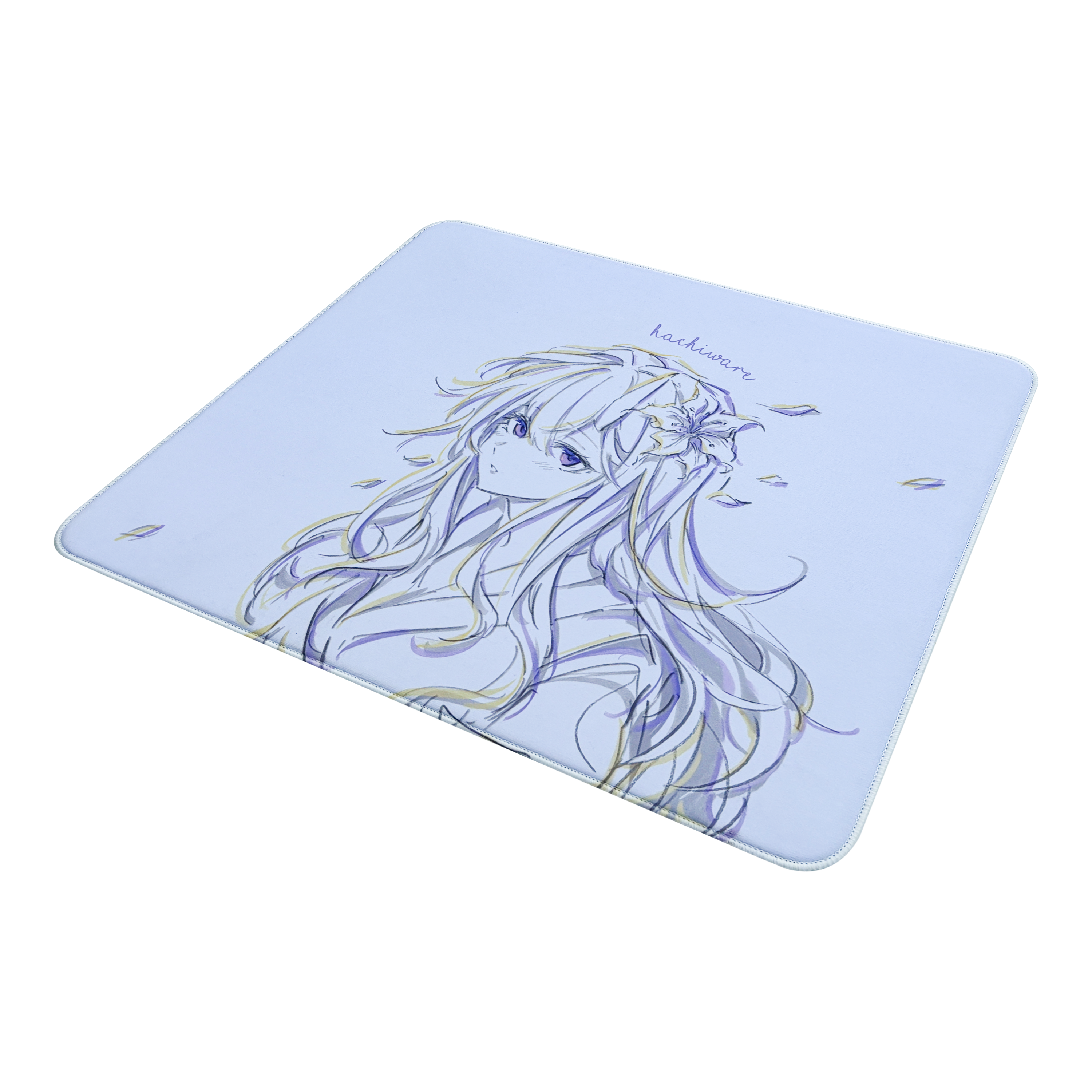 HachiwareGaming xWhitelily - Large Cloth Mousepad