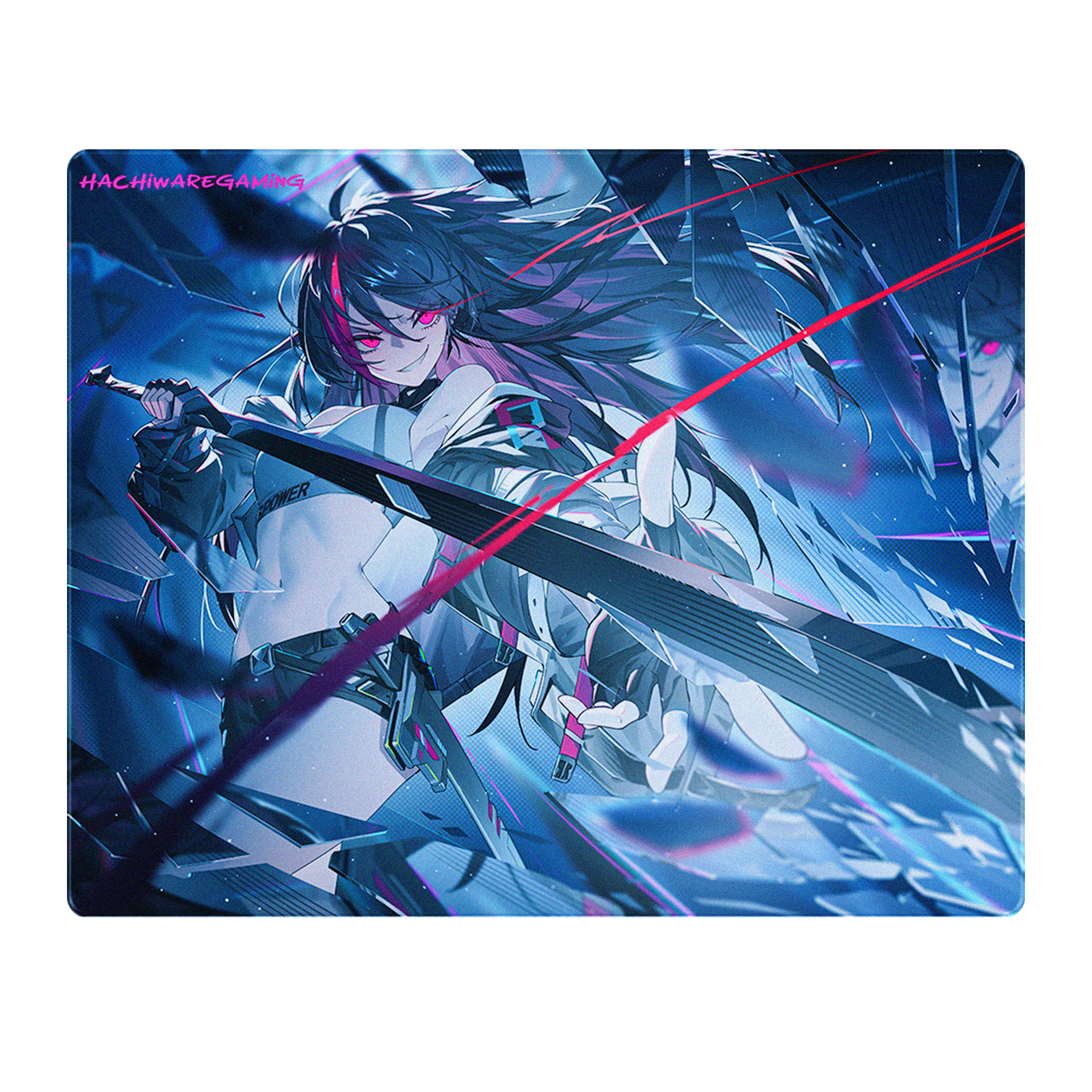 HachiwareGaming x Zero - Glass Mousepad