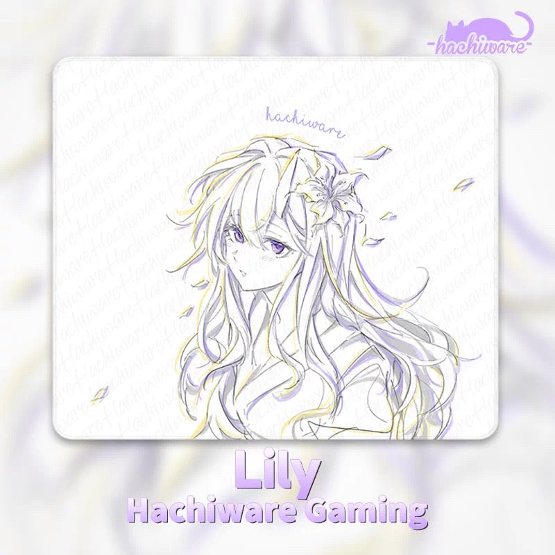 HachiwareGaming xWhitelily - Large Cloth Mousepad