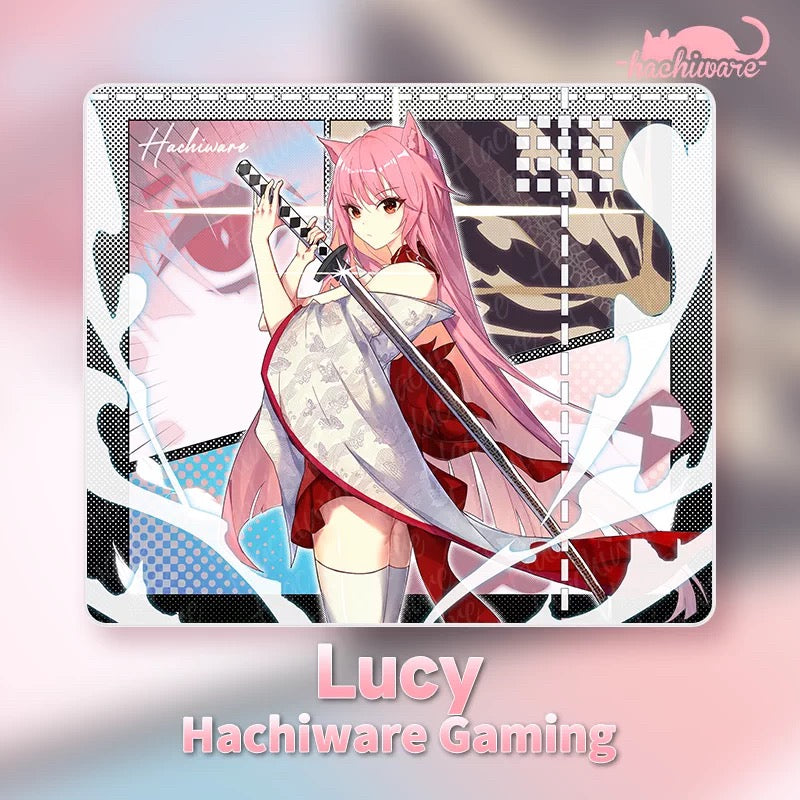 HachiwareGaming x lucy - Large Cloth Mousepad