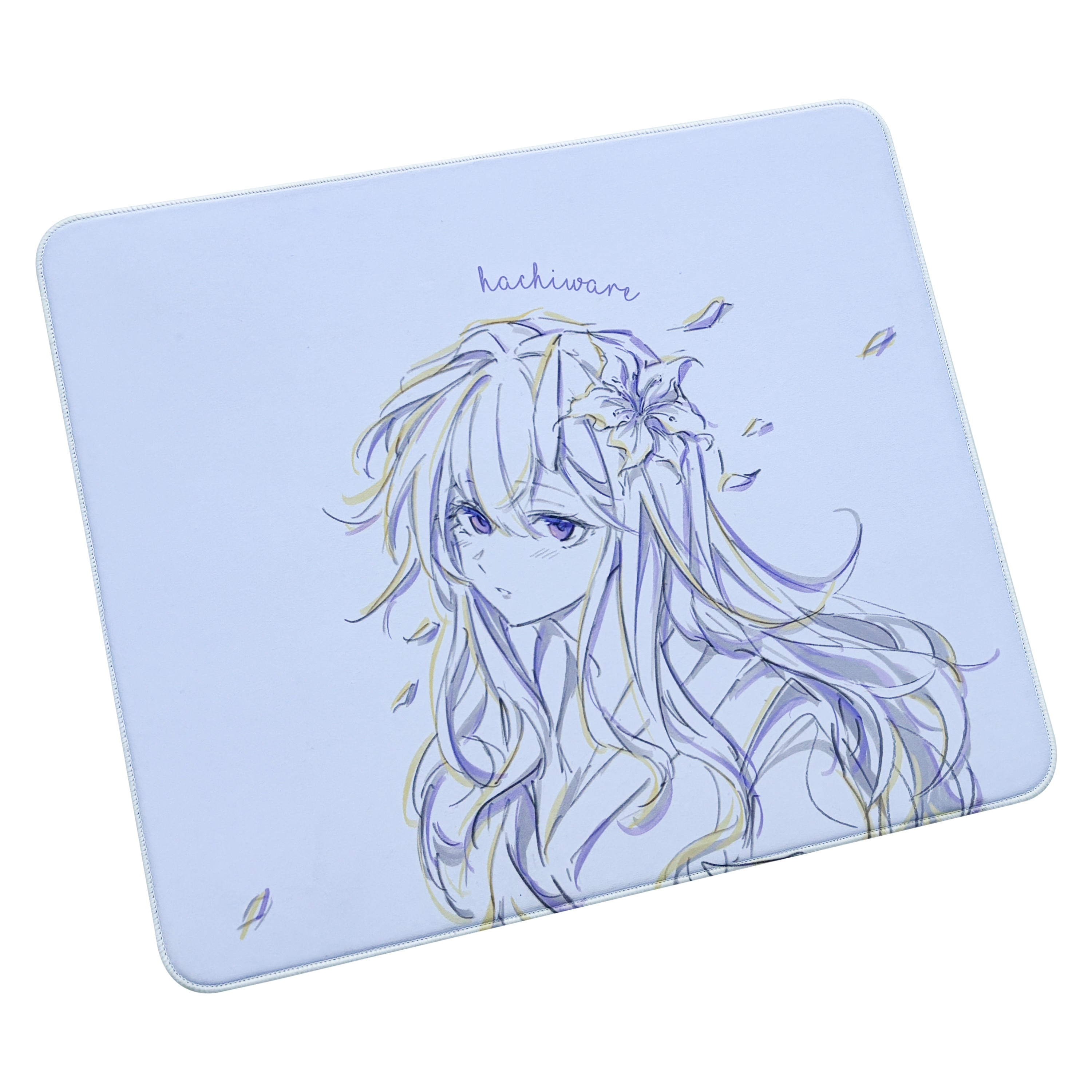 HachiwareGaming xWhitelily - Large Cloth Mousepad