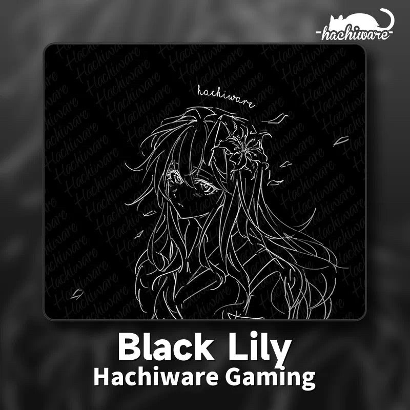HachiwareGaming x Blacklily - Large Cloth Mousepad